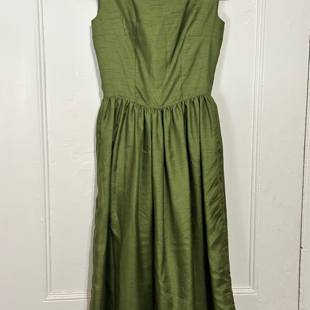 Noelle O Designs Custom Green Sleeveless Dress
